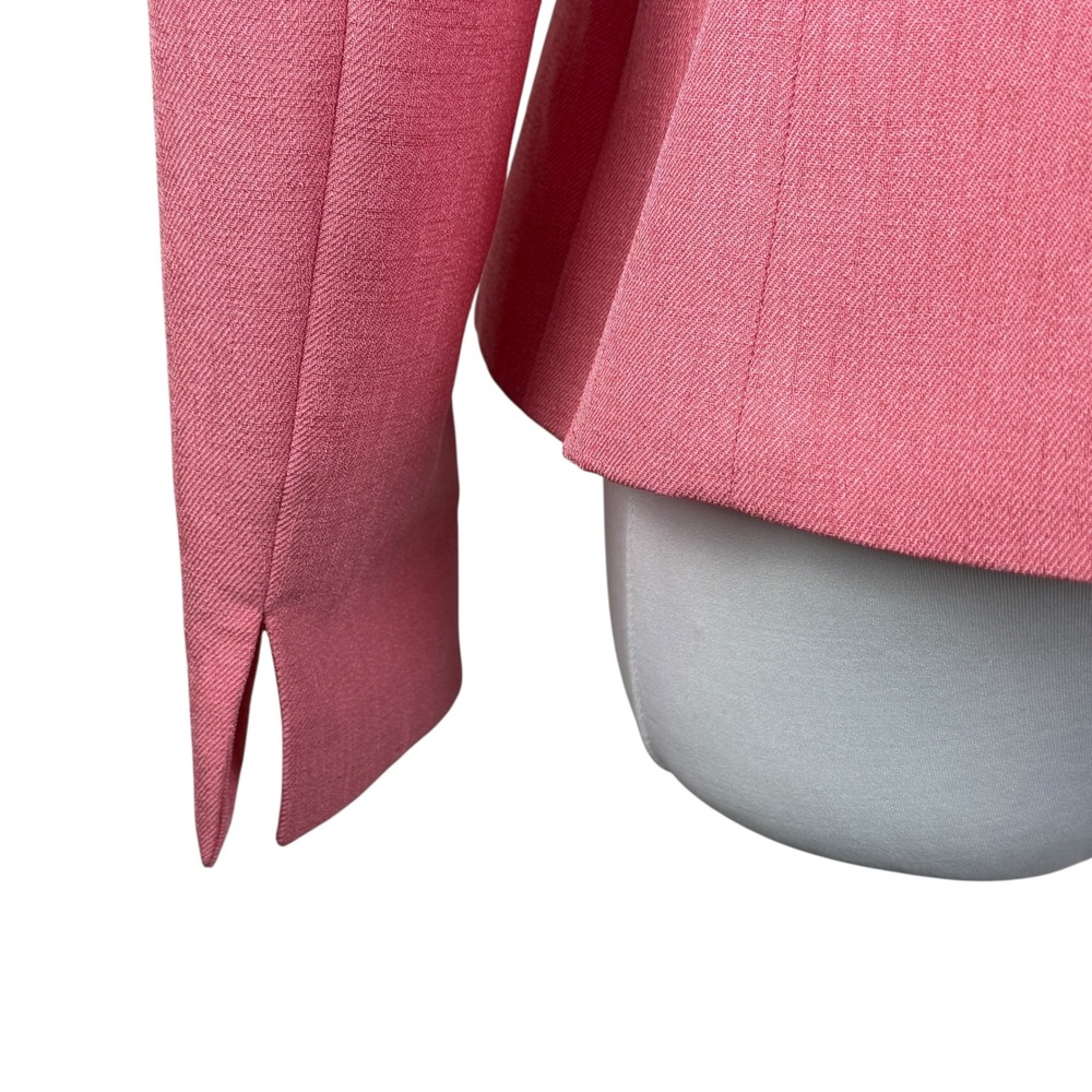 Suit Studio Pink 2 Piece Skirt Suit Set Peplum‎ Blazer Pencil Skirt Women's 14P - Picture 11 of 13